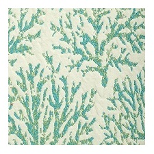 Bella Dura Fabric  Coraline Turquoise  (Sold by the Yard) 100% Bella-Dura USA   54"  - My Fabric Connection -  Bella Dura