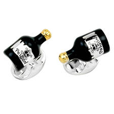 Deakin & Francis Sterling Silver Poison Bottle Cufflinks