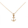 Rachael Ryen - Gold Vermeil Anchor Charm Necklace $55 - Show Pony Boutique