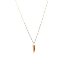 Rachael Ryen - Gold Vermeil Arrowhead Charm Necklace $55 - Show Pony Boutique