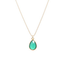 Rachael Ryen - Teardrop Gemstone Necklace - Show Pony Boutique