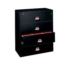 Fireking Fire-Resisting File - Lateral File - 44-1/2 X22-1/8 X52-3/4" - Black - Black