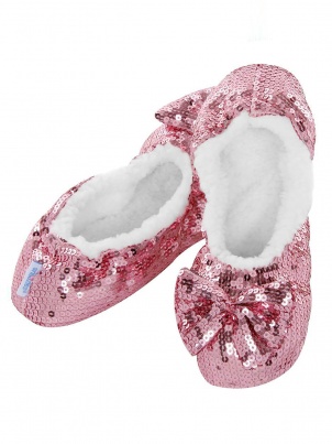 Pink Bling Snoozie Slippers...
