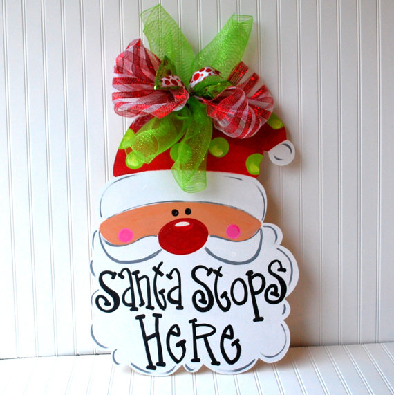 Santa Door Hanger, Christma...