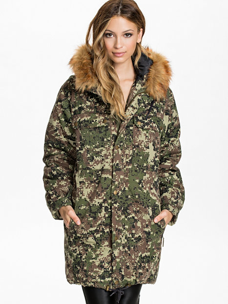 Camo Parkas Jacket - Estrad...