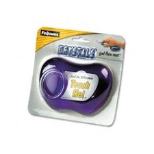 Fellowes® Gel CrystalsTM Wrist Support REST,WRST,FLEX,CRYSTAL,PE 22301 (Pack of6)