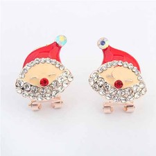 E87190 Korean fashion earrings ear buckle fashionable boutique Santa Claus-Jewelry Wholesale - Korean Jewelry Wholesale - Fashion Jewelry Wholesale