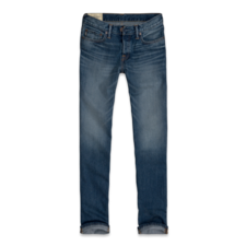Mens A&F Classic Straight Jeans