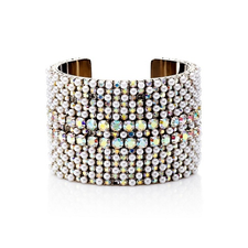 Pearl and Rhinestone Cuff