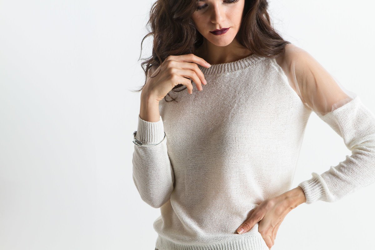 Caroline Mesh Cut Out Shoul...