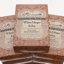 Pirouette Handmade Essentials - White Ginger Julep Soap $10 - Show Pony Boutique