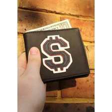 DOLLAR LOGO WALLET WITH DOLLAR BILL