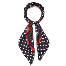 Skyline Print Silk Scarf