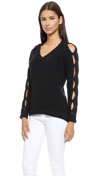 Milly Peek-A-Boo Sleeve Pul...