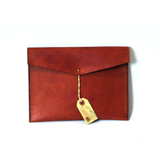 Hand-stitched - Standard Leather iPad Envelope - Kempton & Co.
