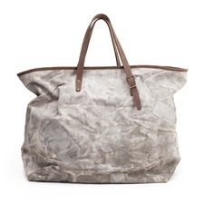 Kempton Postal Beach Bag - Upcycled Textiles 