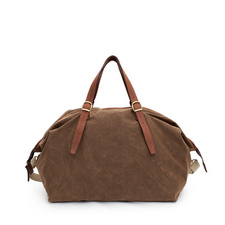 Newquay Waxed Canvas Travel Bag - Spice
