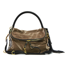 Windbourne Olive Lambskin iPad Handbag