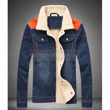 Dark Blue Denim Jackets for Men