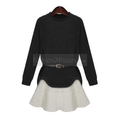 Long Sleeved Two-piece Pull...