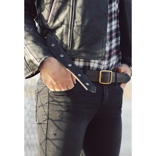 VINTAGE STYLE HANDMADE LEATHER BELT
