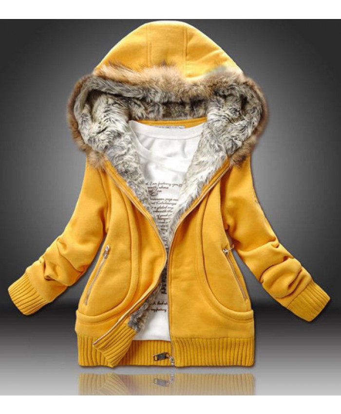 Hooded Collar Winter Sweats...