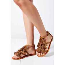 Ecote Braided Tassel Sandal - Urban Outfitters