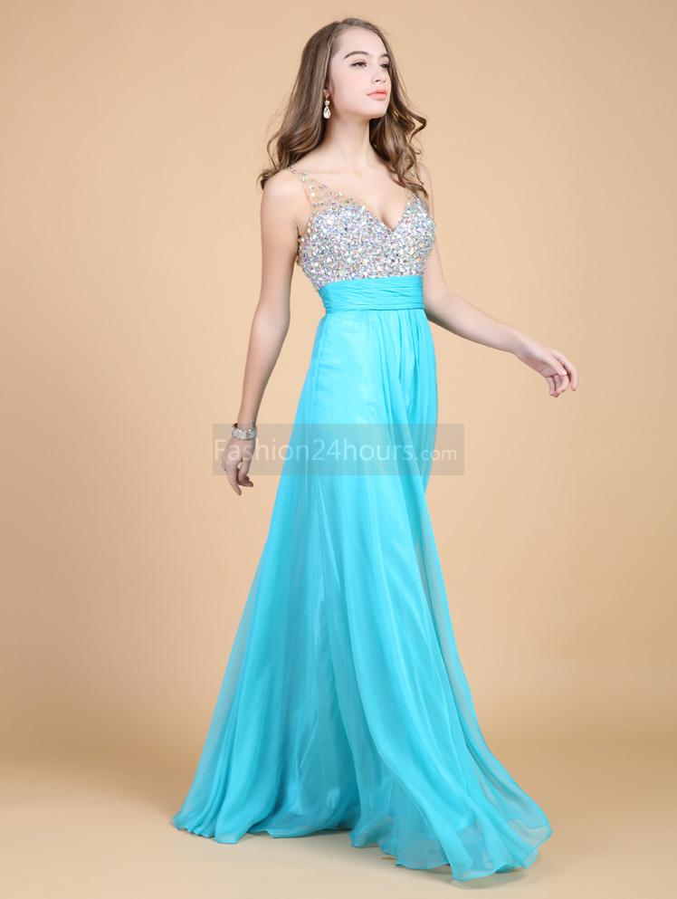 Sparkling Diamond Deep V Ch...