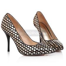 Sequins Pointy Toe Stiletto Heels