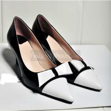 Bowknot Pointed Toe Stiletto Heels