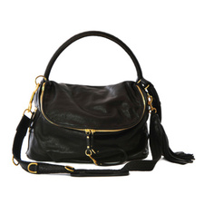 Windbourne iPad Handbag in black lambskin