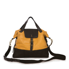 Dorchester Mustard Lambskin iPad Handbag