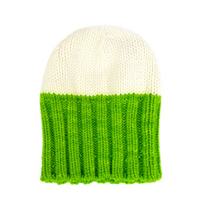 Brooklyn Beach Hat - Off-white & Green 