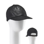 Tracy Watts - B Cap with Metallic Leather - Black