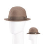 This natural fedora is hand...
