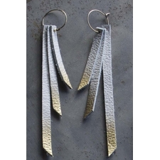 Daly Bird - "Deann"  White/Gold 4" $25 - Show Pony Boutique