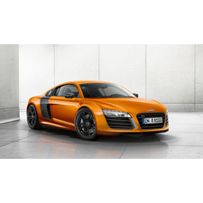 The R8 Coupe Audi  ( orange )