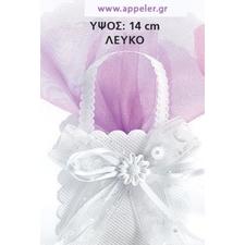 ΜΠΟΜΠΟΝΙΕΡΕΣ ΒΑΠΤΙΣΗΣ -ΤΣΑΝΤΑΚΙ ΛΕΥΚΟ ΜΕ ΜΕΓΑΛΟ ΦΙΟΓΚΟ ΜΠΟΜΠΟΝΙΕΡΑ ΒΑΠΤΙΣΗΣ 12A8M5872