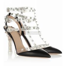 High-heeled Pointed Sandals
