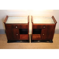 Good pair of French Art Deco Bedside Tables