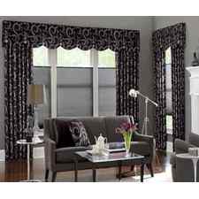 Artisan Roman Shade Blues & Blacks Graber