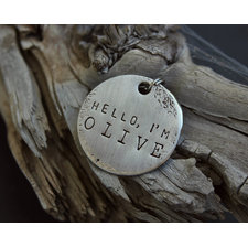No.20 // Custom Dog Tag // Metal Pet Tag