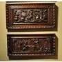 AN UNUSUAL SET OF FOUR RENAISSANCE PANELS. FLEMISH. CIRCA 1580.