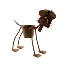 Metal Dog Planter - Gift Ideas