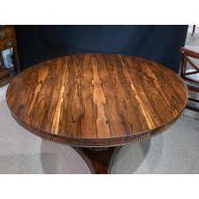 Antique round dining table
