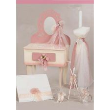 ΠΑΚΕΤΑ ΒΑΠΤΙΣΗΣ ΓΙΑ ΚΟΡΙΤΣΙ - ΠΑΚΕΤΟ ΒΑΠΤΙΣΗΣ ΓΙΑ ΚΟΡΙΤΣΙ VINTAGE ΜΕ ΜΠΟΥΝΤΟΥΑΡ ΚΑΘΡΕΠΤΗΣ 14BU13K2831