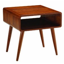 Boraam 33511 Zebra Series Alborg End Table, Honey Oak