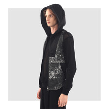 COMEFORBREAKFAST Sleeveless Hooded Gilet