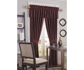 Rod Pocket Fabric Panel Crown