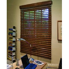 2 Normandy Real Wood SmartPrivacy Blin - zebrablinds.ca